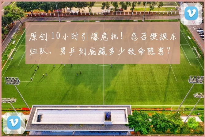 原创 10小时引爆危机！急召樊振东归队，男乒到底藏多少致命隐患？